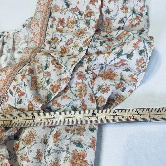 Elegant Floral Maxi Dress with Ruffle Details - Picture 11 of 16